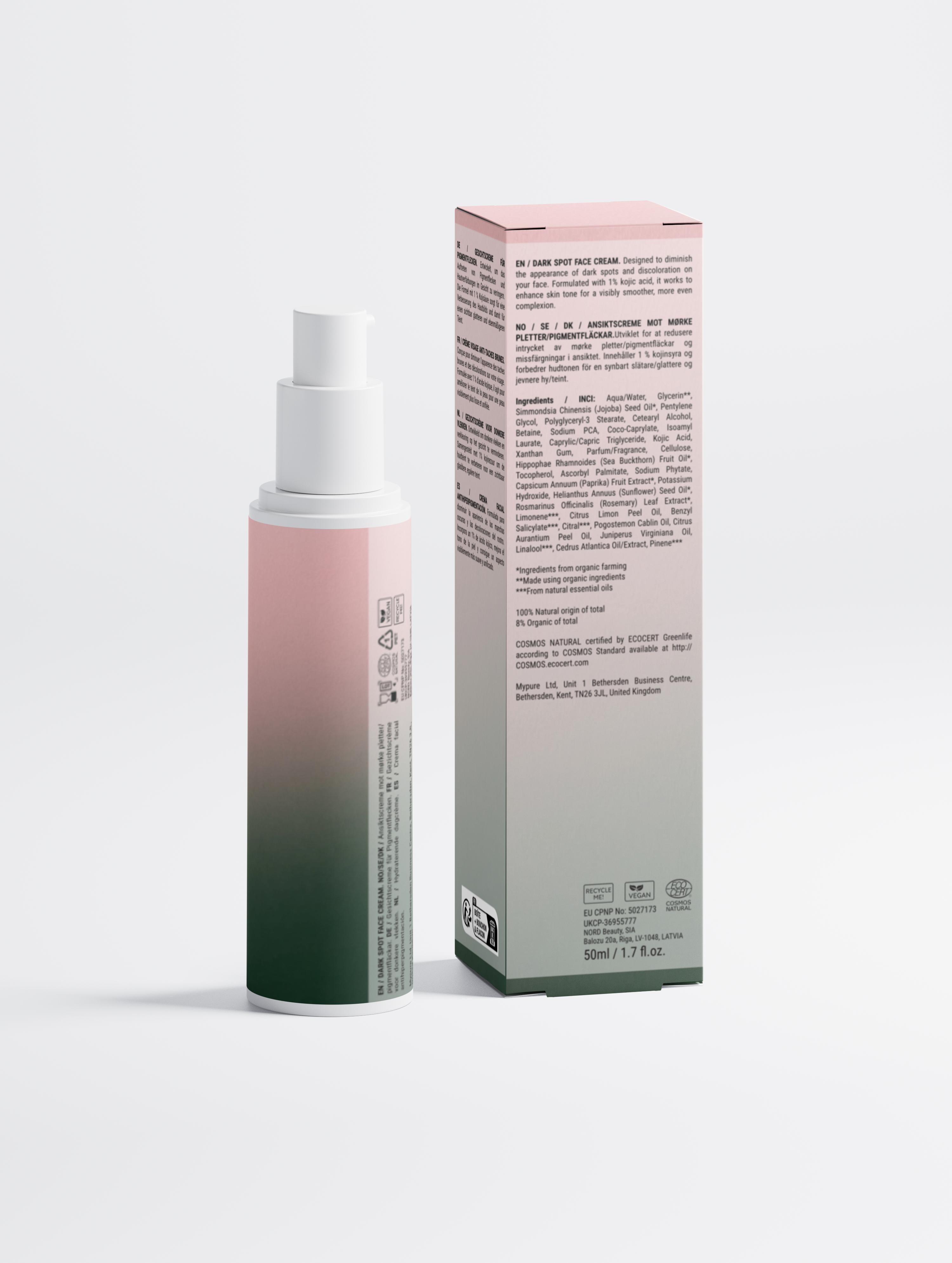 Dark Spot Face Cream with Kojic Acid