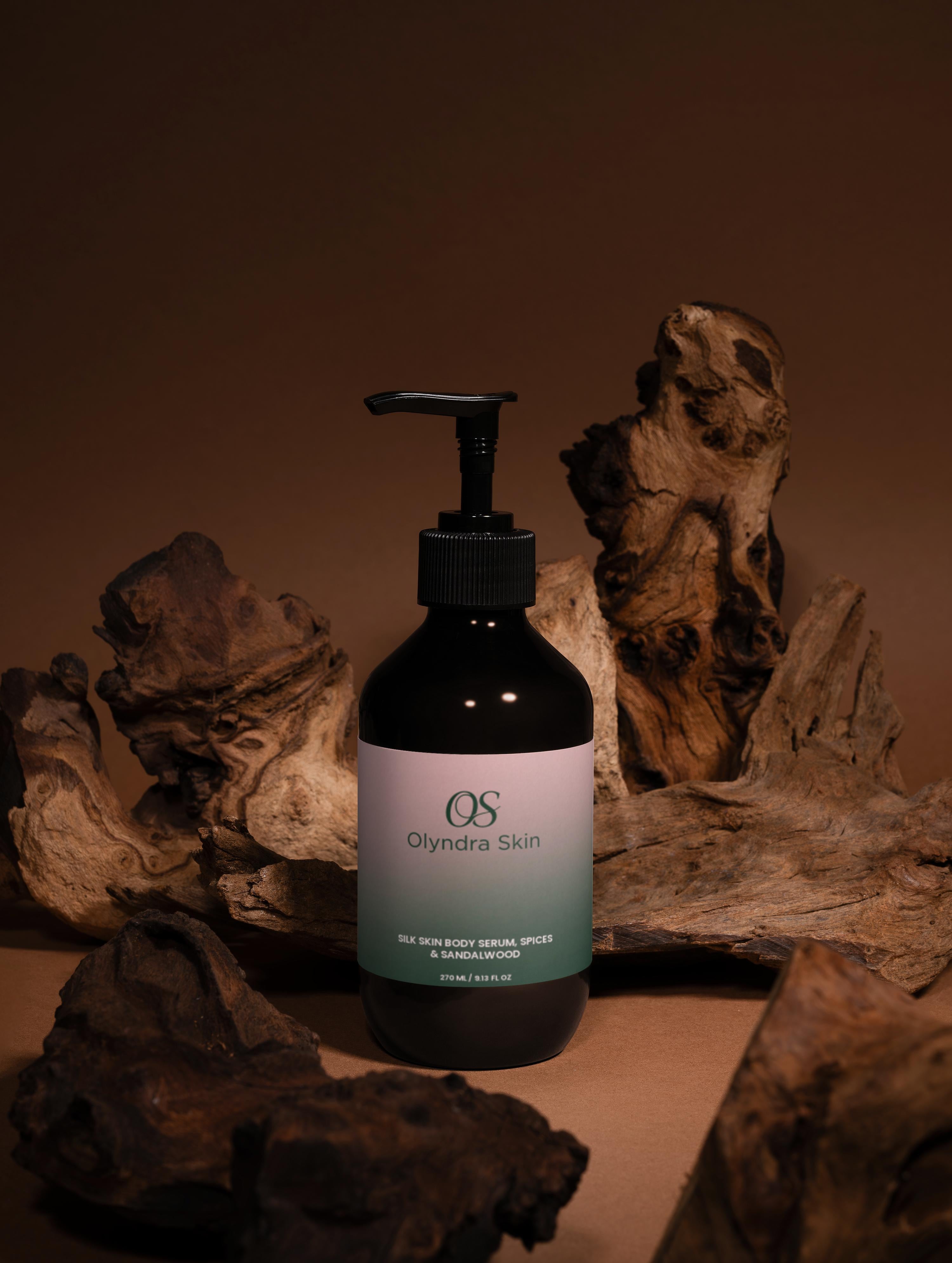 Silk Skin Body Serum, Spices & Sandalwood