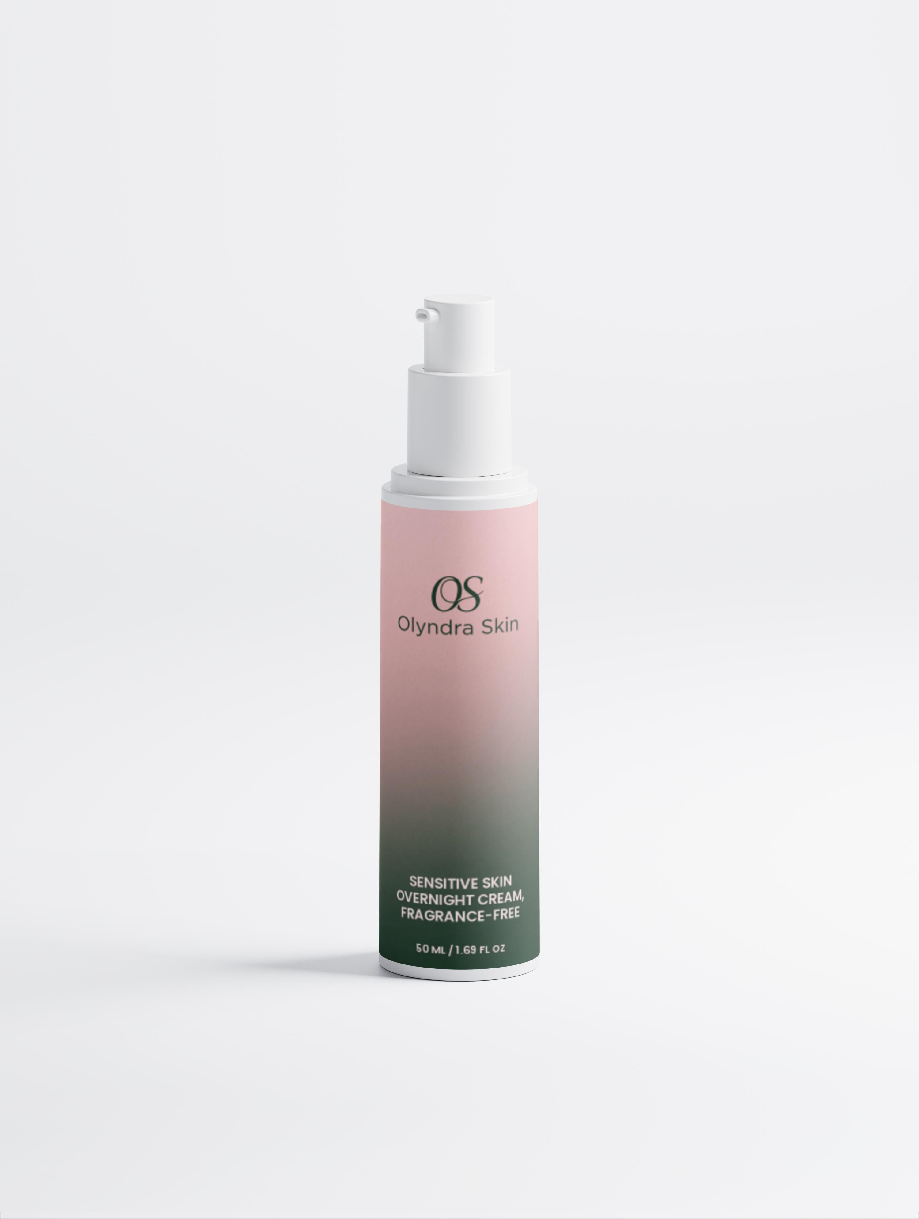 Sensitive Skin Overnight Cream, Fragrance-Free