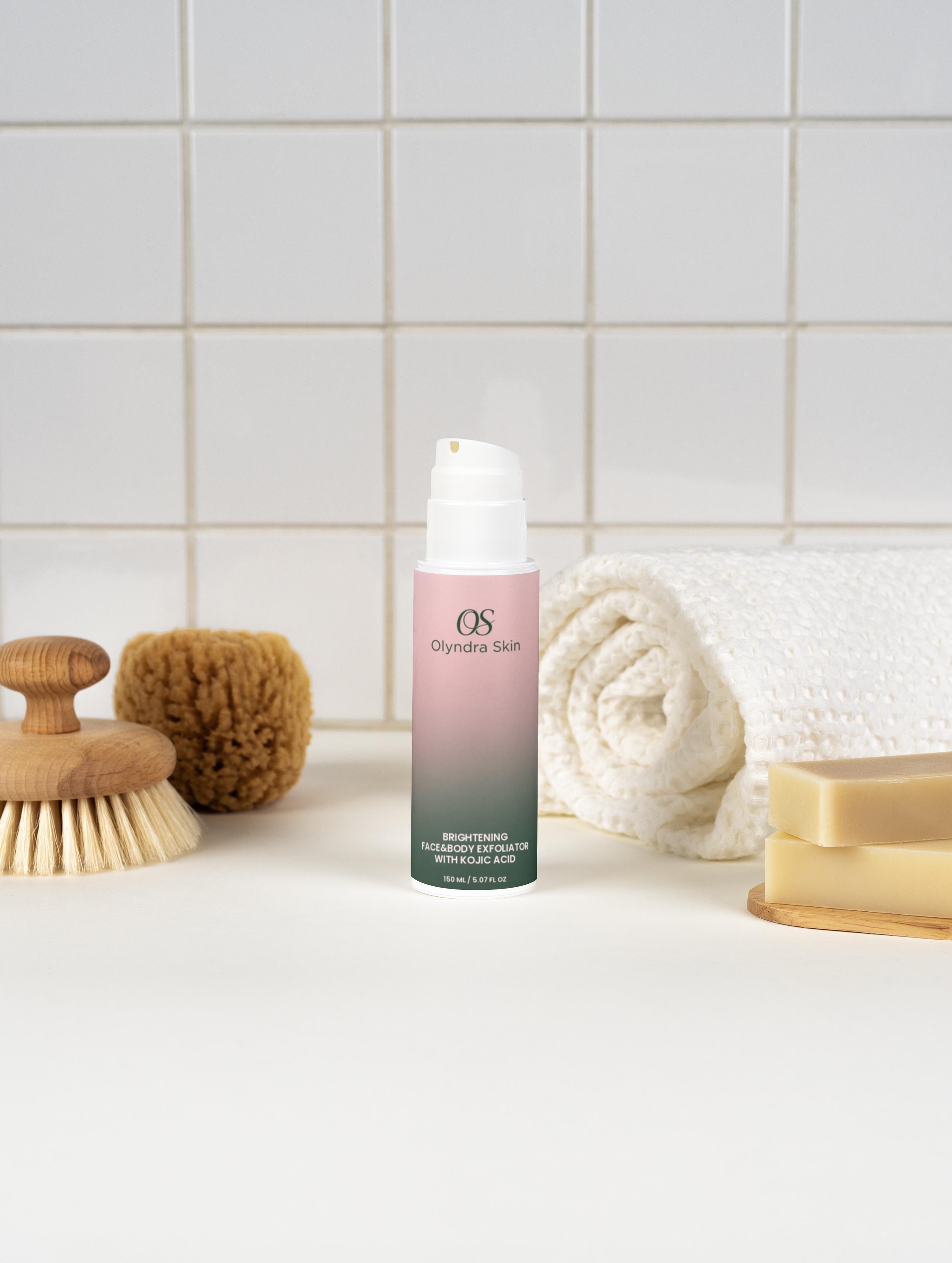 Brightening Face&Body Exfoliator with Kojic Acid