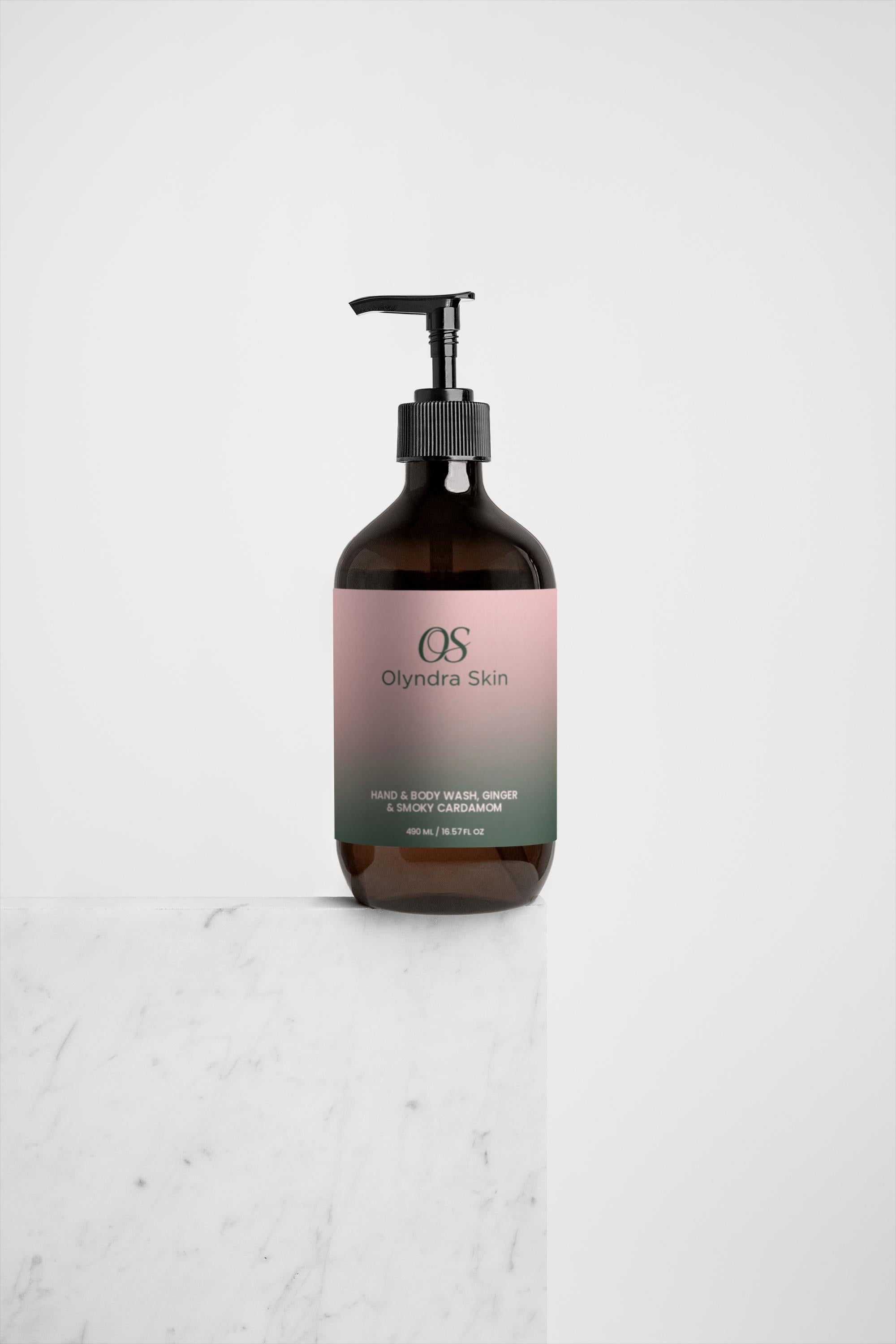 Hand & Body Wash, Ginger & Smoky Cardamom